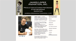 Desktop Screenshot of jameslopezanimation.com